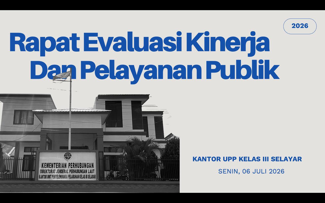 Rapat Evaluasi Kinerja & Pelayanan Publik